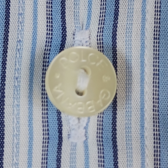 DOLCE & GABBANA shirt, neck size 15 1/2 (39), 100% cotton, tailored fit - Picture 7 of 9